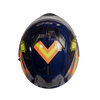 LS2 FF320 Stream Evo Reflex Navy Blue Hi Viz Orange Gloss Helmet
