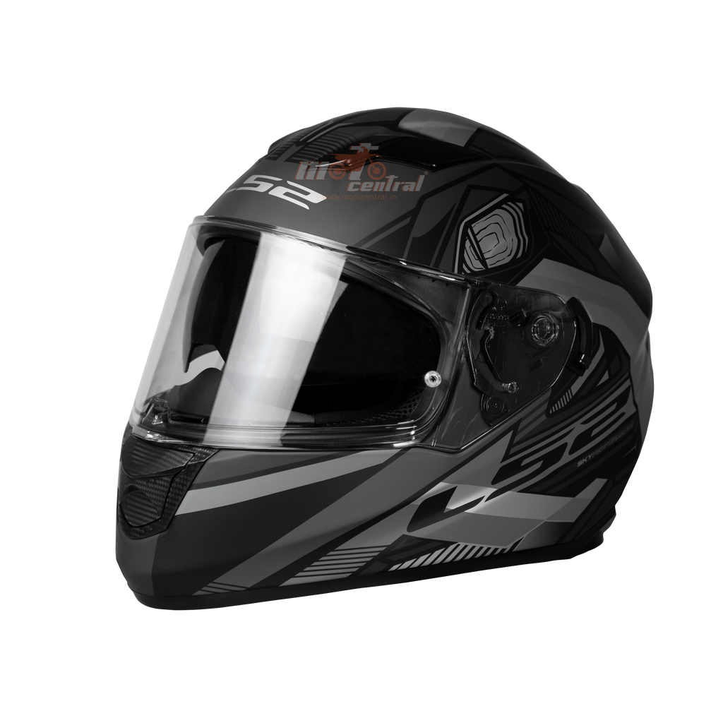 LS2 FF320 Stream Evo Reflex Black Silver Matt Helmet