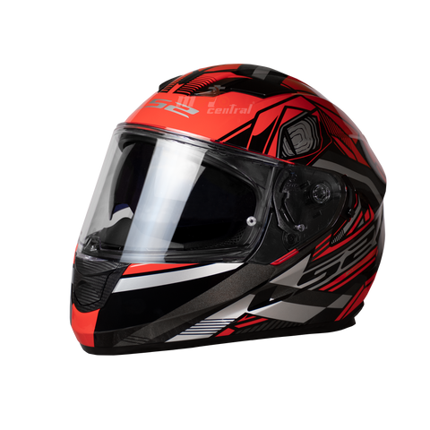 LS2 FF320 Stream Evo Reflex Black Red Gloss Helmet