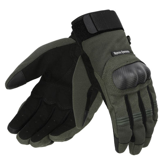 Royal Enfield Strident Riding Gloves (Black Olive)