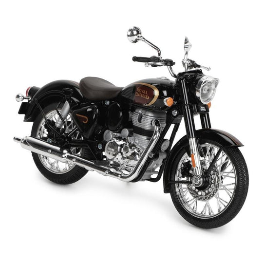 Royal Enfield Halcyon Scale Model 1:12 Classic 350 (Halcyon Black)
