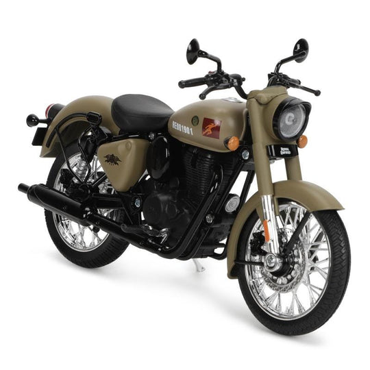 Royal Enfield Classic 350 Signals Scale Model 1:12 Signals (Sand Storm)