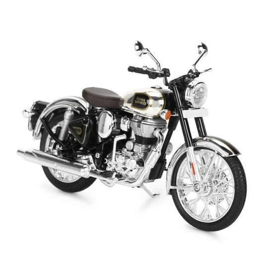 Royal Enfield Scale Model Classic 350 (Chrome Black)