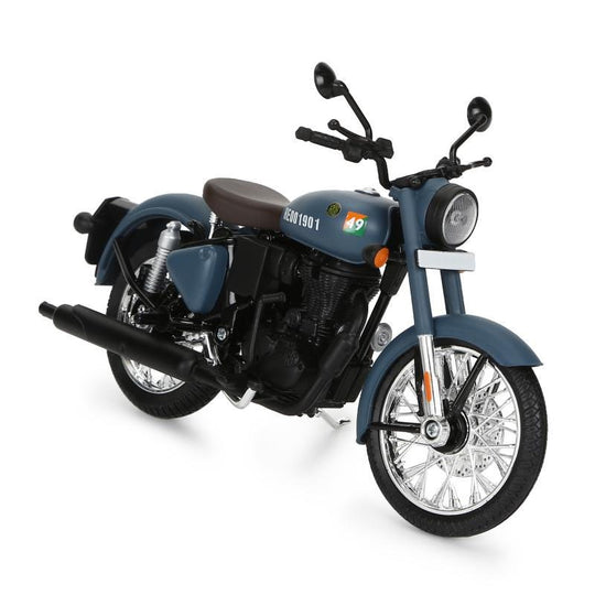 Royal Enfield Scale Model Classic 350 (Airborne Blue)