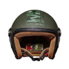 Royal Enfield Chopper MLG Camo Battle Green Helmet