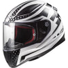 LS2 FF 353 Rapid Carborace Matt White Black Helmet, Full Face Helmets, LS2 Helmets, Moto Central