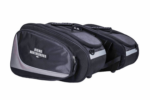BBG Sports Bike Saddle Bags, Riding Luggage, Biking Brotherhood Gears, Moto Central