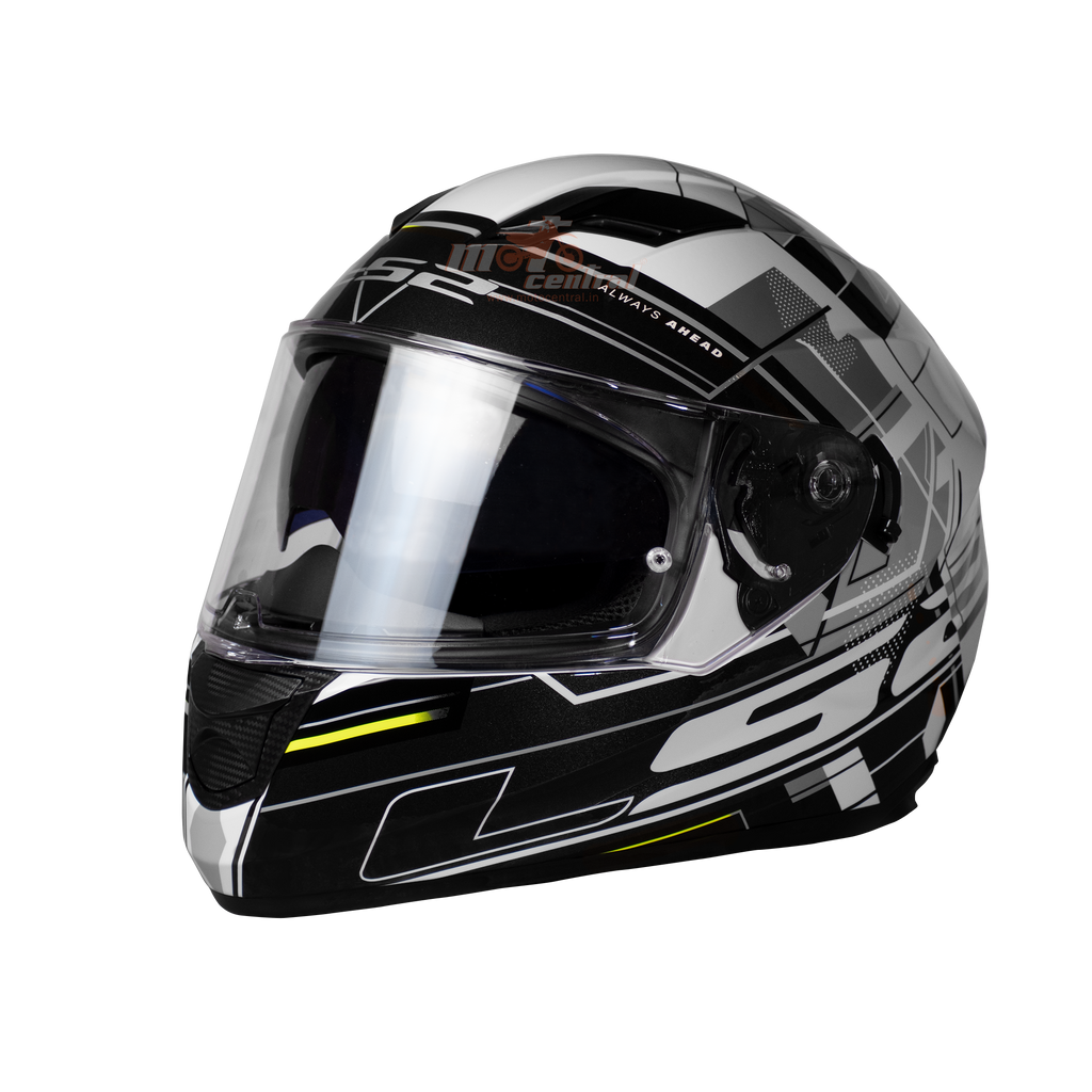 LS2 FF320 Stream Evo Scape White Black Gloss Helmet