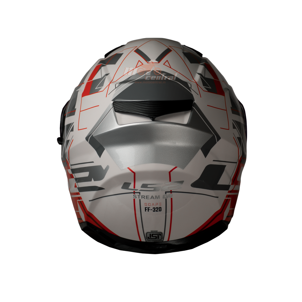 LS2 FF320 Stream Evo Scape White Red Gloss Helmet– Moto Central