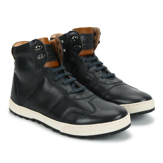 Royal Enfield Caper Riding Boots (Navy Blue)