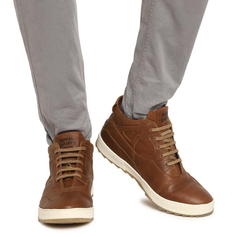 Royal Enfield Ramble Riding Boots (Tan)â Moto Central