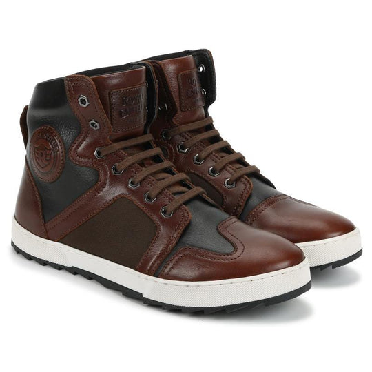 Royal Enfield Sonder Riding Boots (Brown Black)