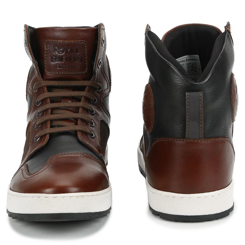 Royal Enfield Sonder Riding Boots (Brown Black) Moto Central