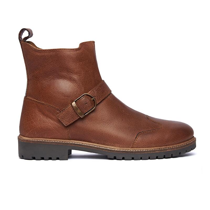 Royal Enfield Leo Riding Boots (Tan)â Moto Central