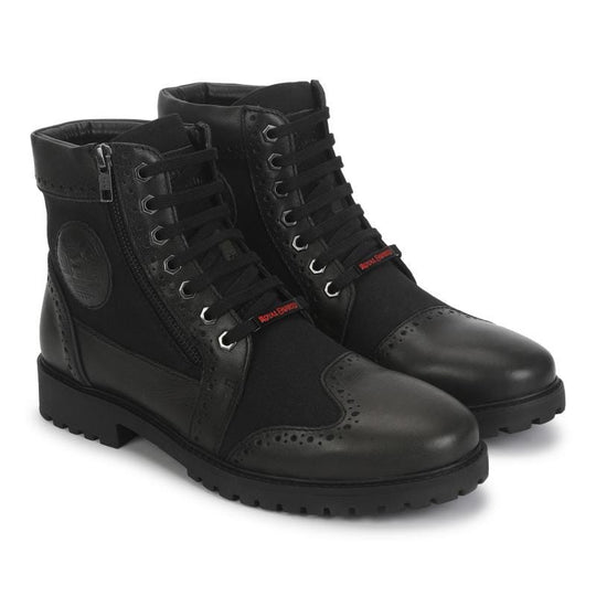 Royal Enfield Military Vibe Riding Boots (Black)