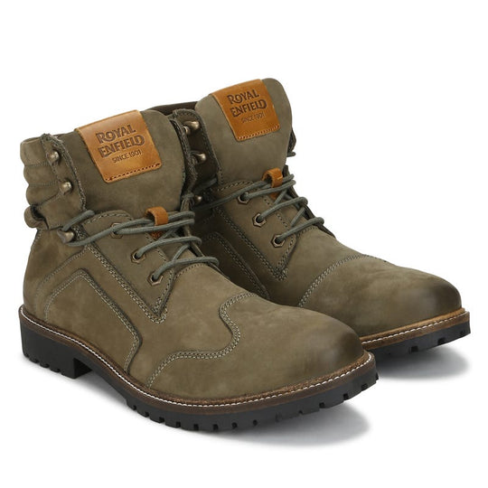 Royal Enfield Marshall Riding Boots (Olive)