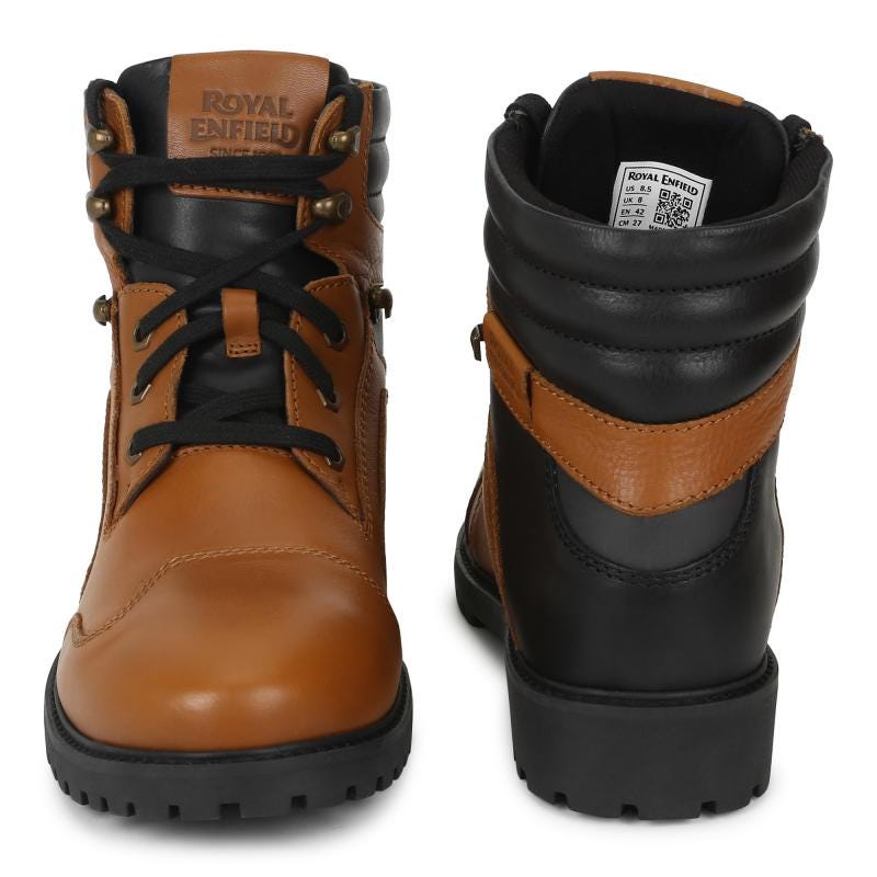 Royal Enfield Marshall Riding Boots (Tan)â Moto Central
