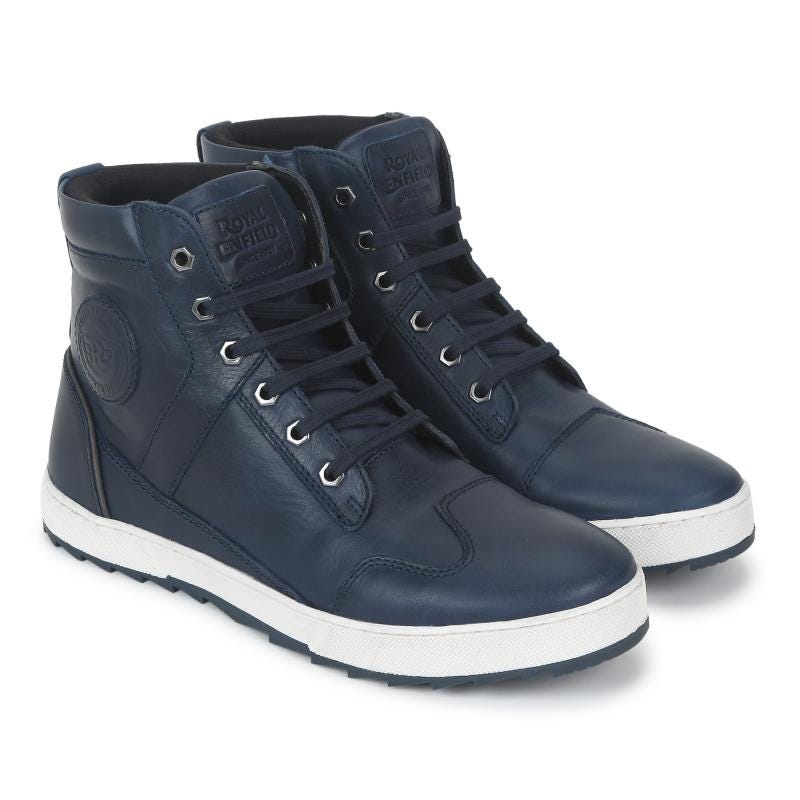 Royal Enfield Ascendere Riding Boots (Navy Blue)