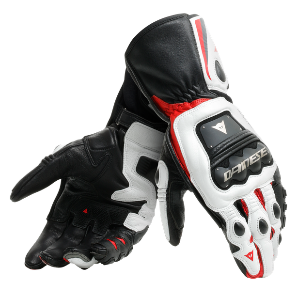 Dainese Steel Pro Gloves Black White Red