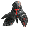 Dainese Steel Pro Gloves Black Fluro Red