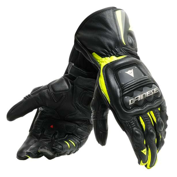 Dainese Steel Pro Gloves Black Fluro Yellow