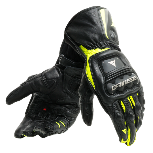 Dainese Steel Pro Gloves Black Fluro Yellow