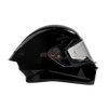 SMK Stellar Sports Gloss Solid Black (GL200) Helmet