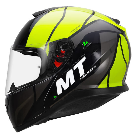 MT THUNDER 3 SV Veron Gloss Fluro Yellow Helmet