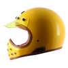 AXOR Retro Moto-X Yellow Helmet