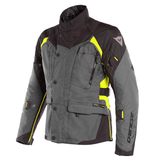 Dainese X-Tourer D-Dry Jacket (Ebony Black Fluro Yellow)