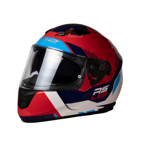 LS2 FF320 Stream Evo Xplorer White Red Gloss Helmet