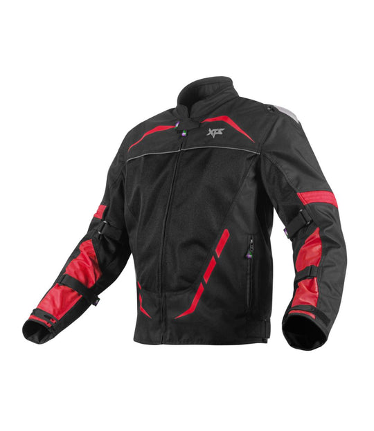XTS Dynamo Black Red Riding Jacket