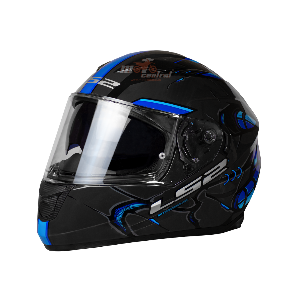 LS2 FF320 Stream Evo Zuko Black Blue Gloss Helmet