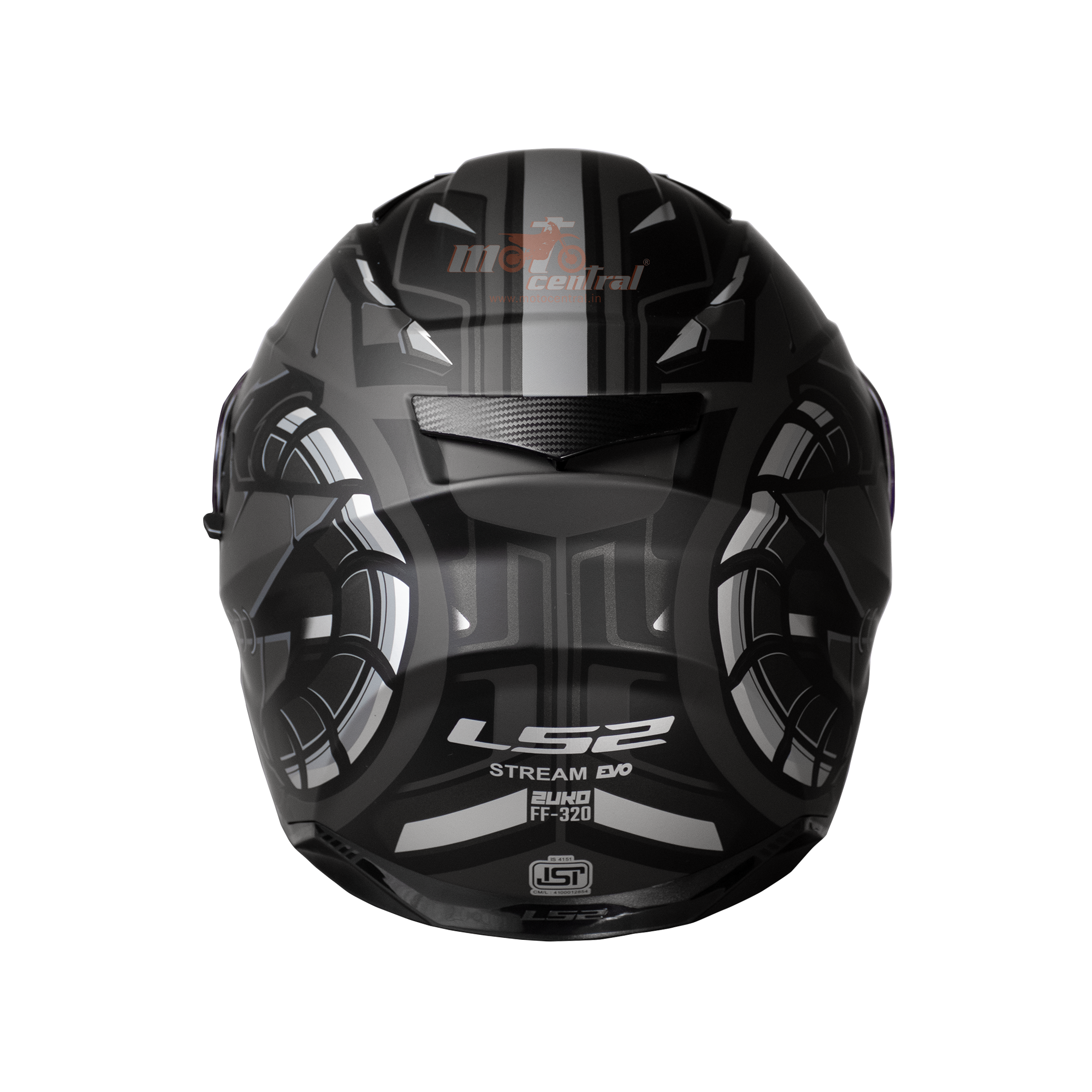 ls2 ff320 l full face helmet black l LS2 FF320 Stream Evo Zuko Black Grey Matt Helmet– Moto Central
