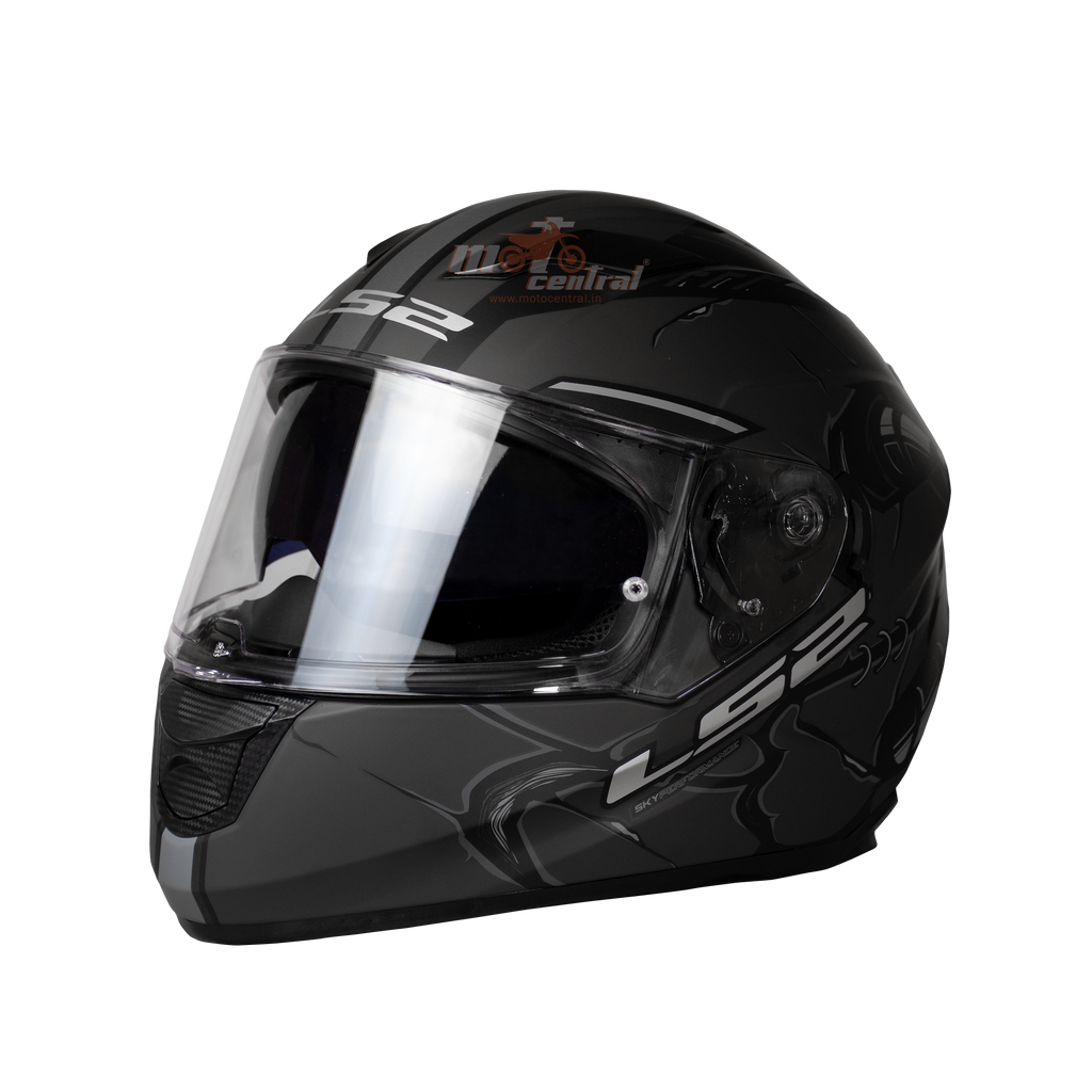 LS2 FF320 Stream Evo Zuko Black Grey Matt Helmet