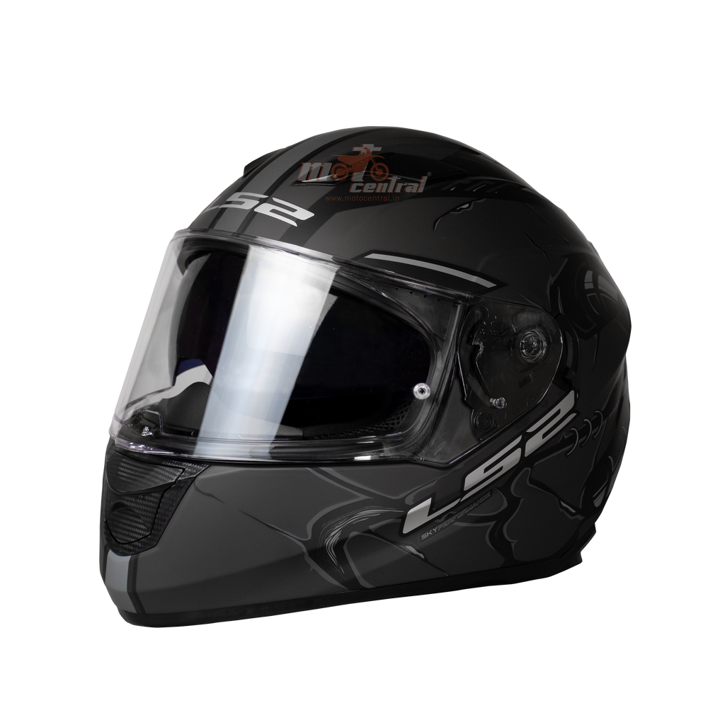 LS2 FF320 Stream Evo Zuko Black Grey Matt Helmet– Moto Central